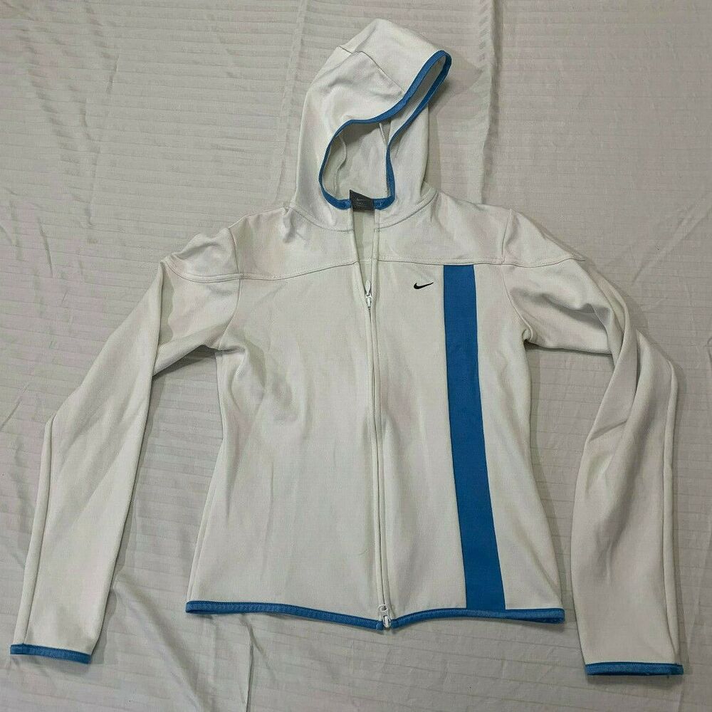 NIKE WOMENS ATHLETIC HOODED HOODIE FULL ZIP SIZE S